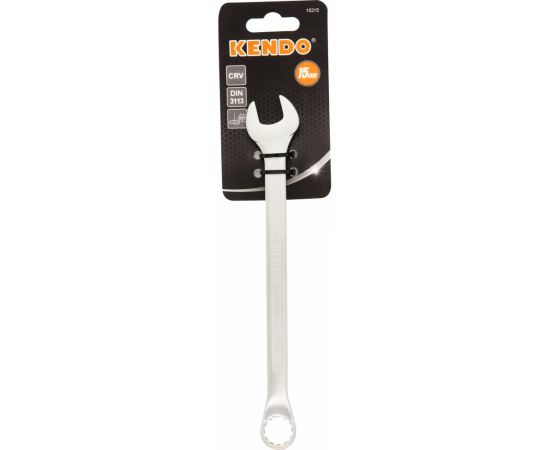 Комбинированный гаечный ключ KENDO со смещением, 15 мм 15215 – изображение 2