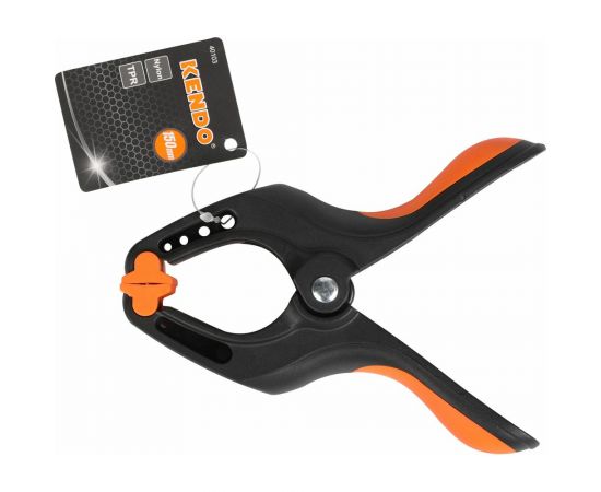 Двухцветная пружинная струбцина KENDO 6"/150мм 40103 – изображение 2