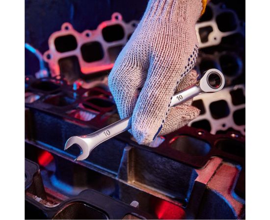 Комбинированный трещоточный ключ REXANT 10 мм 12-5805-1 – изображение 3