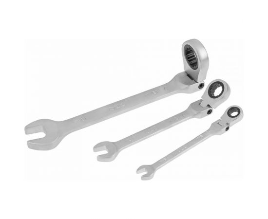 Набор комбинированных ключей STARTUL с поворотной трещоткой 8-19 мм 8 предметов PRO-7308 – изображение 3