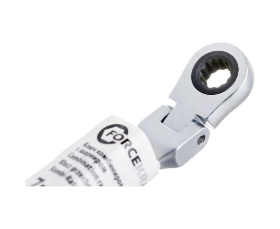 Комбинированный трещоточный ключ Forcekraft c шарниром, 7 мм FK-75707F 51639 – изображение 3