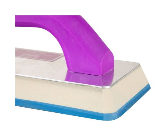 Двухслойная тёрка для работы с гипсовыми штукатурками Ocean Color с резиной, 230x100 982002 – изображение 3