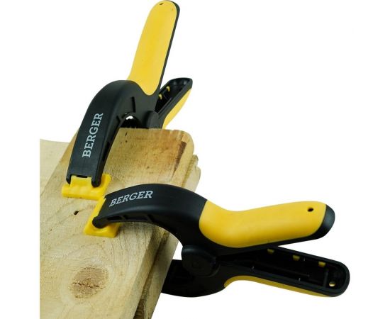 Клещеобразная струбцина Berger BG 160 мм, зажим до 15кг BG1928 – изображение 3