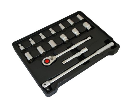 Набор торцевых головок и аксессуаров, 16шт BOVIDIX 380101702 – изображение 4