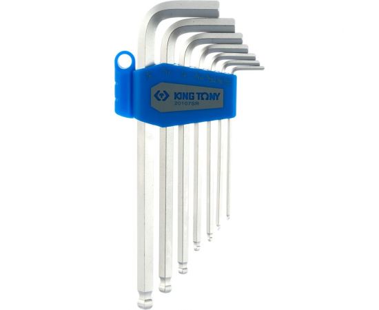 Набор Г-образных шестигранников KING TONY 3/32-3/8 7 предметов 20107SR – изображение 4