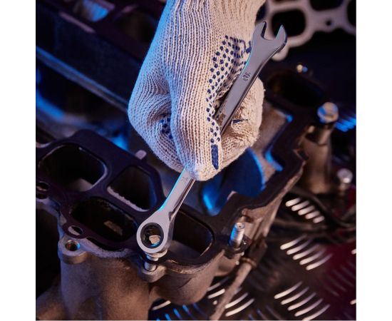 Комбинированный трещоточный ключ REXANT 10 мм 12-5805-1 – изображение 4