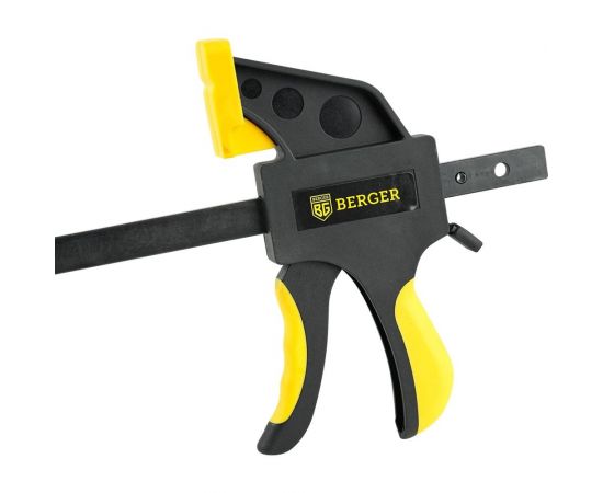 Быстрозажимная струбцина Berger BG 70*450мм, зажим до 60кг BG1931 – изображение 5