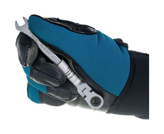 Комбинированный трещоточный ключ Forcekraft c шарниром, 7 мм FK-75707F 51639 – изображение 5