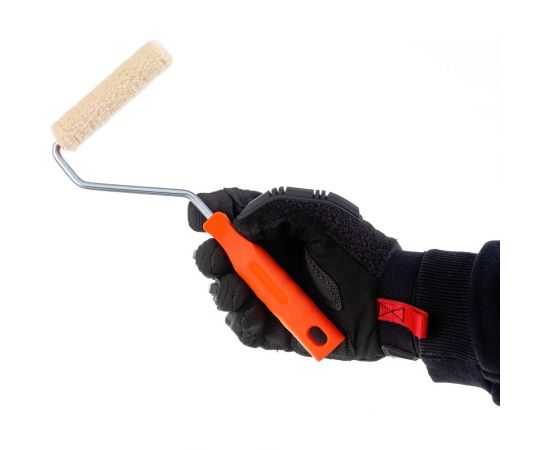 Валик DECOR 100 мм, d 15 мм, бюгель 6 мм, ворс 5 мм, велюр, ручка стандарт mini 903-3110 – изображение 5