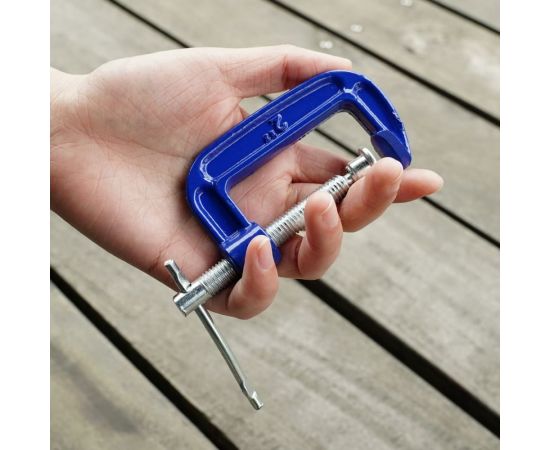 G-образная струбцина DEKO 50 мм GCL50-2, 2 шт 065-0628 – изображение 5