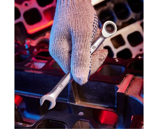 Комбинированный трещоточный ключ REXANT 10 мм 12-5805-1 – изображение 7