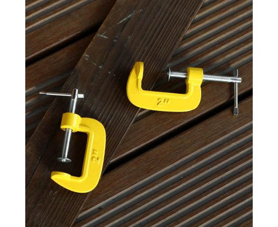 G-образная струбцина DEKO 50 мм GCL50-2, 2 шт 065-0628 – изображение 10