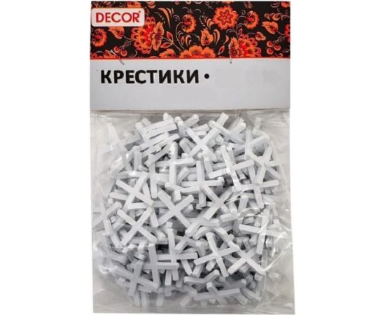 Крестики для кафеля 4 мм, 100 шт DECOR 448-0040 11606919 
