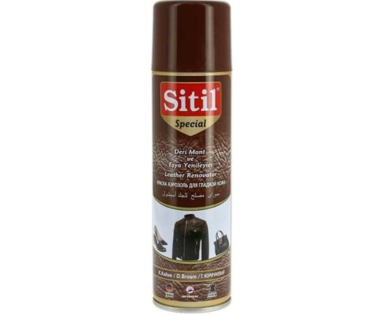 Восстановитель для гладкой кожи Sitil Leather Renovator Spr. темно-коричневый, 250 мл 167.02 SSMB 