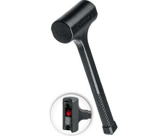 Цельнолитой безынерционный молоток STAYER 1350 г, 60 мм 2042-1350 