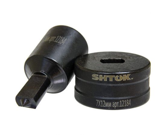 Комплект насадок к ШП-110/12 овал 7x12 мм SHTOK 12184 