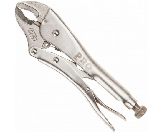 Зажим с фиксатором STARTUL 250 мм изогнутые губки PRO-6051-02 