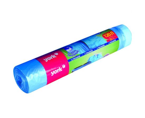 Мешок с тесьмой для мусора (10 шт; 120 л; 21 мкм) 902210 