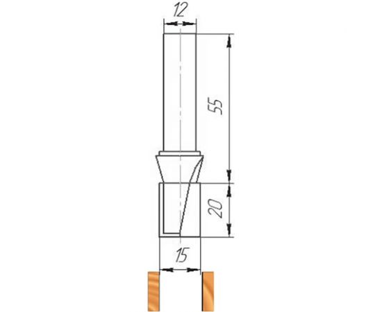 Фреза ФК 0315 МебельДрев 4627198885118 