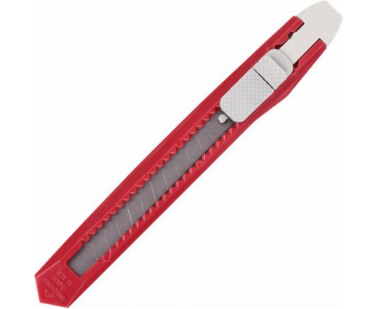 Канцелярский нож Staff Basic Economy 9 мм, фиксатор, клип, корпус ассорти 237080 – изображение 2