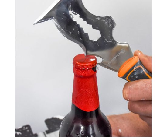 Многофункциональный шпатель-скребок Rollingdog 14 в 1, нержавеющая сталь 420, наконечник-молоток 50417 – изображение 12