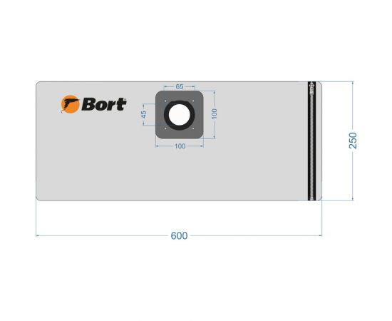 Мешок многоразовый для пылесоса BB-15M BORT 93410204 – изображение 2
