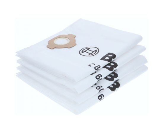 Мешок флисовый для пыли 4 шт для VAC 18V-8 Bosch 2609256F67 – изображение 2