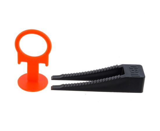 Система выравнивания плитки Зажим ""Кольцо"" + Клин (1.4 мм; 40 шт.) DECOR 449-4040 – изображение 2