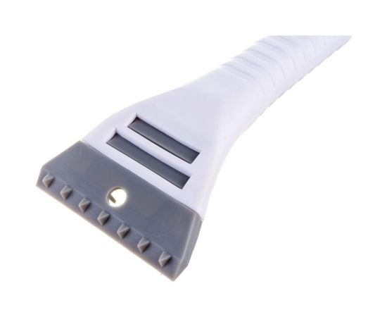 Щетка от снега и льда Airline с плоской телескопической рукояткой, с мягкой распушённой щетиной + скребок (60-88 см) AB-R-10R – изображение 3