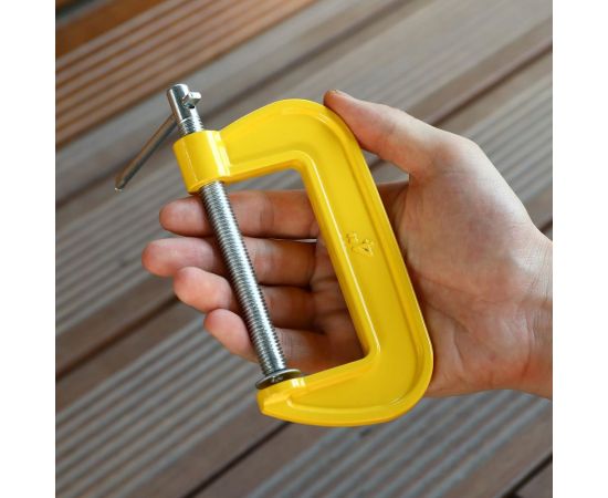 G-образная струбцина DEKO 100 мм GCL100 065-0630 – изображение 3