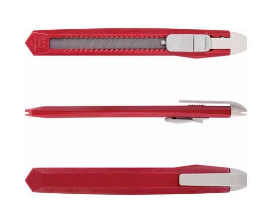 Канцелярский нож Staff Basic Economy 9 мм, фиксатор, клип, корпус ассорти 237080 – изображение 4