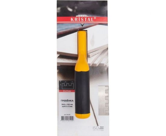 Гребёнка KRISTAL 300х120мм, зуб 8х8 36145 – изображение 4