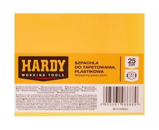 Шпатель для обойных работ HARDY 25 см 0610-550025 – изображение 4