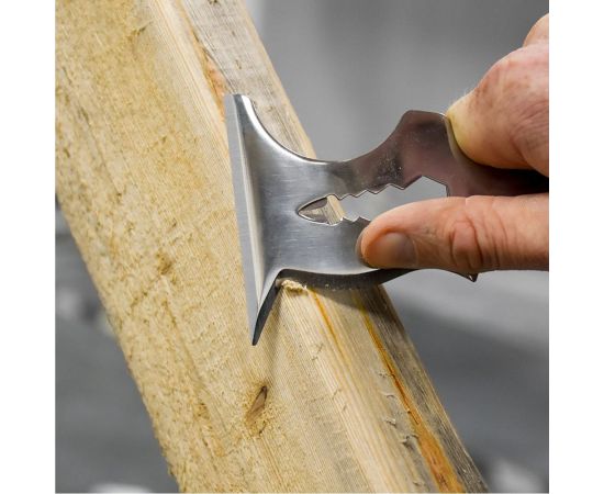 Многофункциональный шпатель-скребок Rollingdog 14 в 1, нержавеющая сталь 420, наконечник-молоток 50417 – изображение 4