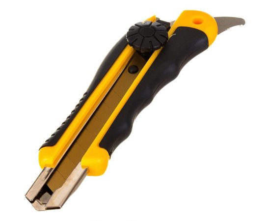 Строительный нож с винтовым зажимом Inforce 18 мм 06-02-17 – изображение 4