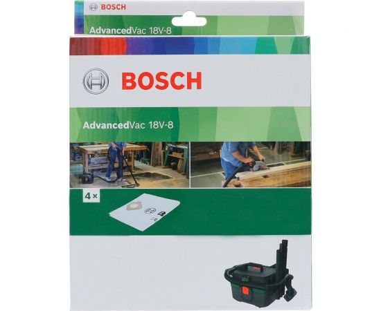 Мешок флисовый для пыли 4 шт для VAC 18V-8 Bosch 2609256F67 – изображение 4