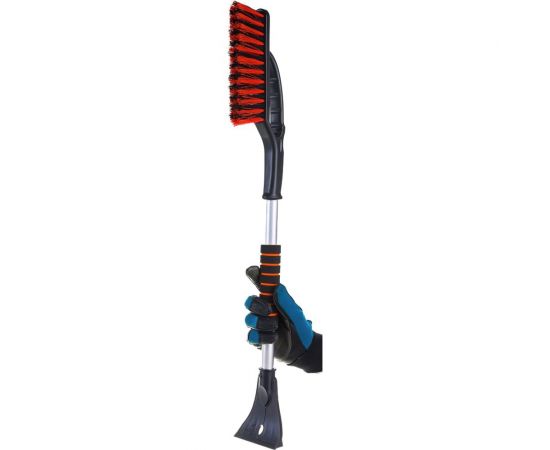 Щетка для снега со скребком ГЛАВДОР GL-889, 75 см, поролоновая ручка, оранжевая 57290 – изображение 5