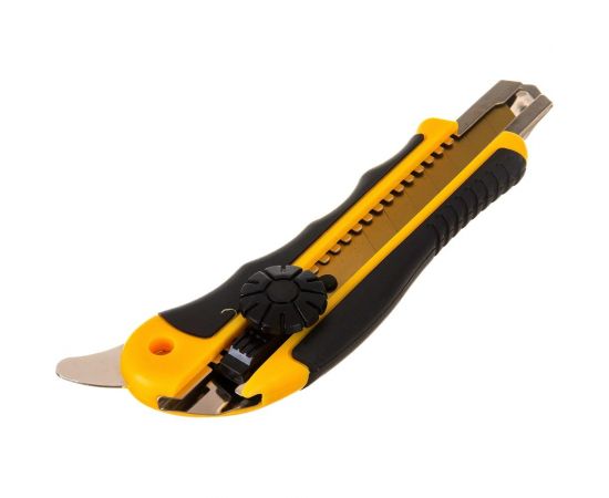 Строительный нож с винтовым зажимом Inforce 18 мм 06-02-17 – изображение 5