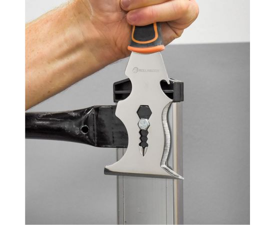 Многофункциональный шпатель-скребок Rollingdog 14 в 1, нержавеющая сталь 420, наконечник-молоток 50417 – изображение 5