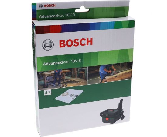 Мешок флисовый для пыли 4 шт для VAC 18V-8 Bosch 2609256F67 – изображение 5