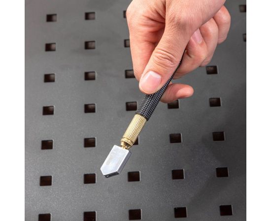 Масляный стеклорез DELI DL2701 180 мм, диаметр режущей головки 3 мм, вольфрамовая сталь yg5 98405 – изображение 5