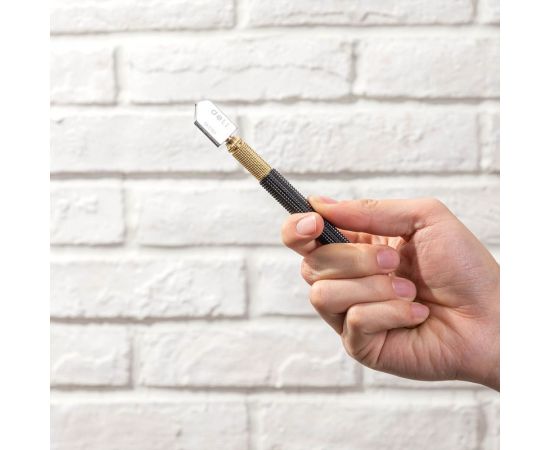 Масляный стеклорез DELI DL2701 180 мм, диаметр режущей головки 3 мм, вольфрамовая сталь yg5 98405 – изображение 6