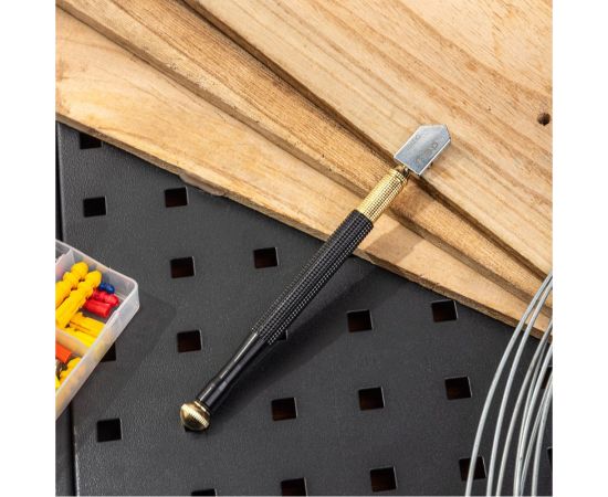 Масляный стеклорез DELI DL2701 180 мм, диаметр режущей головки 3 мм, вольфрамовая сталь yg5 98405 – изображение 7