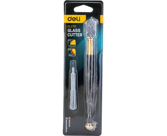 Масляный стеклорез DELI DL2701 180 мм, диаметр режущей головки 3 мм, вольфрамовая сталь yg5 98405 – изображение 9