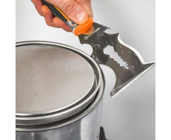 Многофункциональный шпатель-скребок Rollingdog 14 в 1, нержавеющая сталь 420, наконечник-молоток 50417 – изображение 10