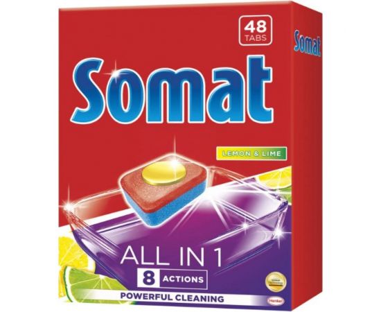 Таблетки для посудомоечных машин SOMAT 48шт, All-in-1 2359002 606078 