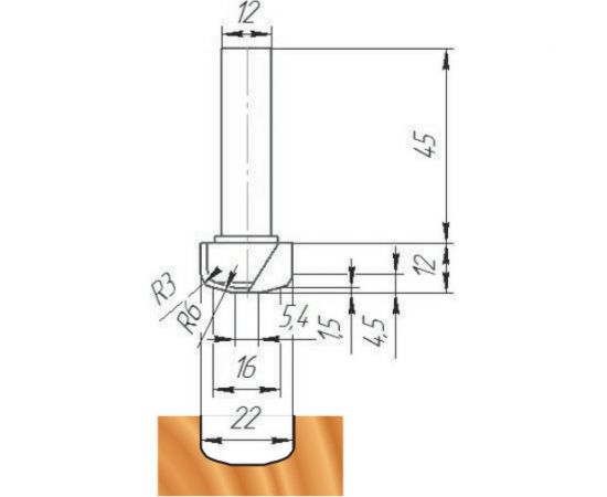 Фреза ФК 0750 МебельДрев 4627198886030 
