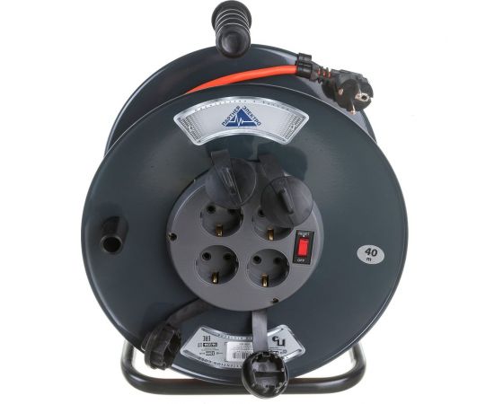 Удлинитель Партнер-Электро ProfiLine 4гн. с/з ПВС 3х1,5 16A 40м IP 44 UP116C-440GR 