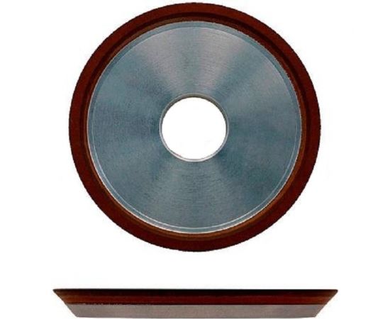 Алмазная чашка для заточки 12R4 125x32 мм, зерно 125/100, плоская острая с кромкой TORGWIN T503154 