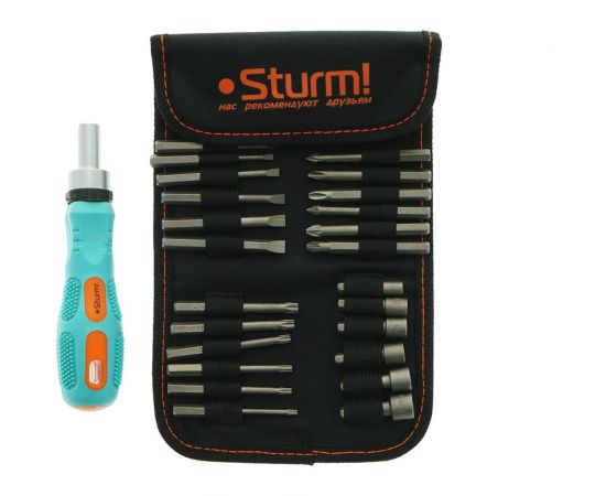 Набор отверточных бит с рукояткой-адаптером Sturm 1040-08-SS2 